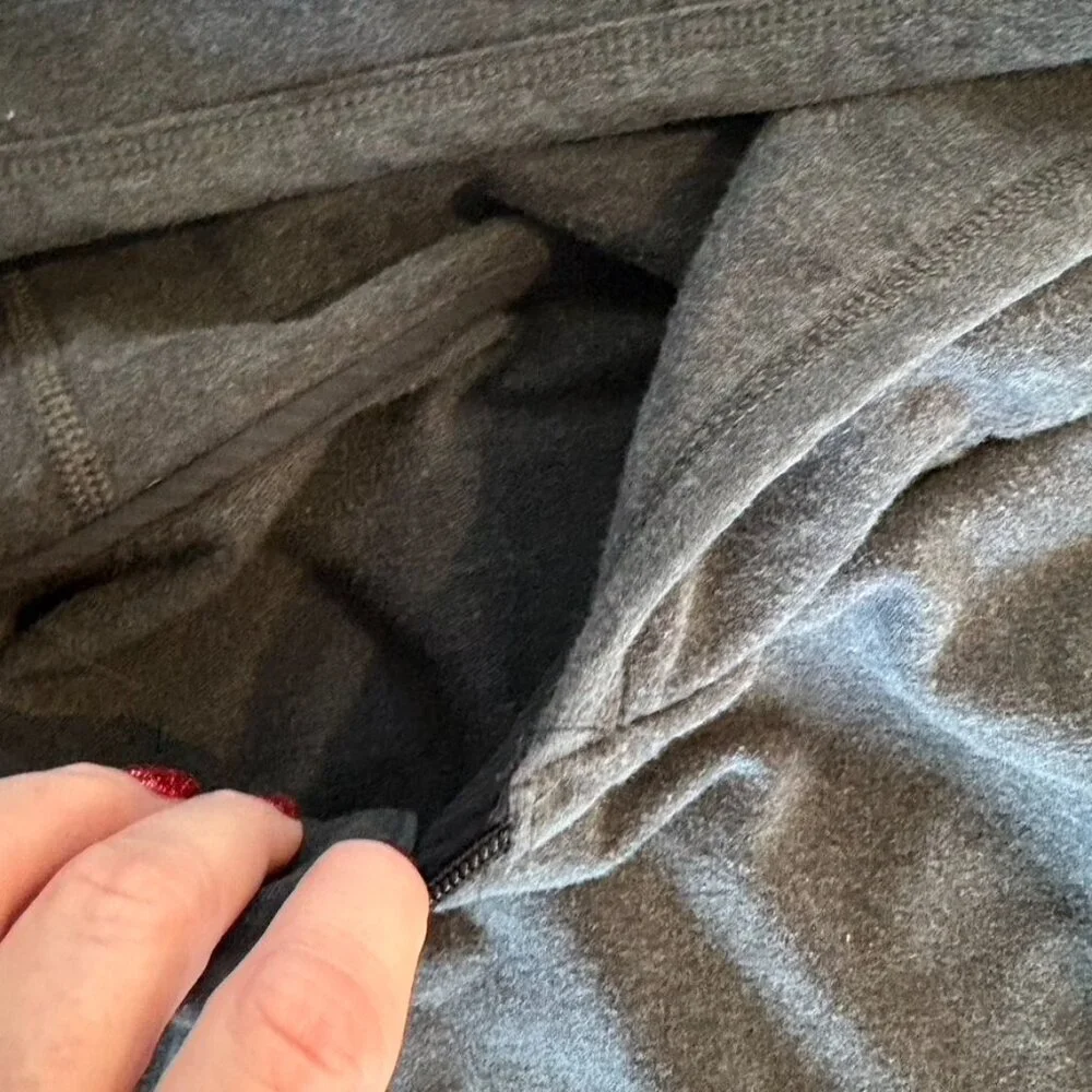 ** Lululemon Mens Full Zip Hoodie Gray Size Large Long Sleeves sweatshirt